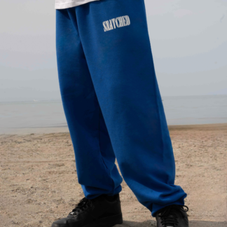 Midnight Blue Elasticated Bottom Joggers