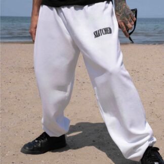 Snow White Elasticated Bottom Joggers
