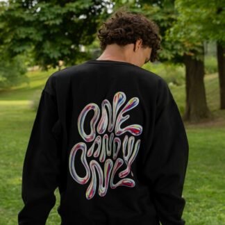 One and only graphic oversized heavy blend crewneck